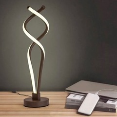 美しい曲線デザイン 装飾ランプ 卓上 ライト テーブル 個性的