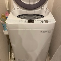 【ネット決済】（引き取り限定11/12以降）シャープ縦型　洗濯機...