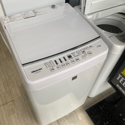 大阪限定●配送無料●2017年製●ハイセンス●HW-G45E4KW●洗濯機