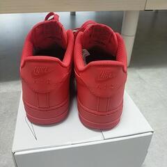 【新品未使用】ナイキ エアフォース1 赤