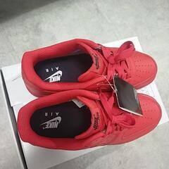 【新品未使用】ナイキ エアフォース1 赤