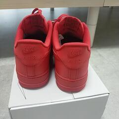 【新品未使用】ナイキ エアフォース1 赤