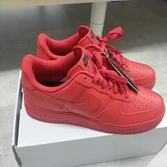 【新品未使用】ナイキ エアフォース1 赤