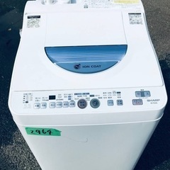 ⑤2964番 SHARP✨電気洗濯機✨ES-TG55L‼️