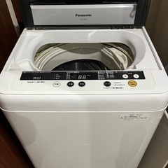 パナソニック　洗濯機　NA-F50B5 中古実働品 引き取り希望  