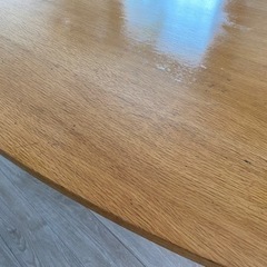 ダイニングテーブル 無印良品オーバル 丸型