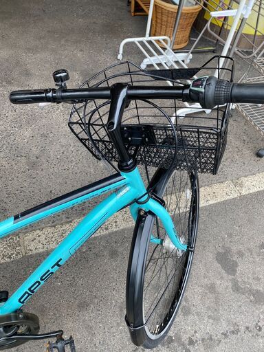 クロスバイク 青 TJ2274