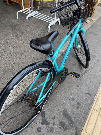 リサイクルショップどりーむ荒田店No.416　自転車　クロスバイク　LEDオートライト付き　カギ付き！早い者勝ち！！ リサイクルショップどりーむ荒田店No.416 自転車 クロスバイク LED