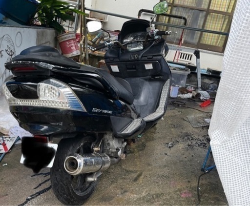 スズキ スカイウェイブ250 cj43a リアキャリア スポイラー用 cj43