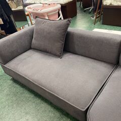 L字 ソファー L字 3人掛け 3P スウィートデコレーション クッション グレー W230×D150×H62㎝ 配送可