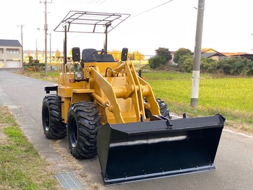 【U-0025】古河　フルカワ　FL50　ローダー　ホイールローダー　タイヤショベル　0.5ｍ3　全塗装済　4WD　建設機械