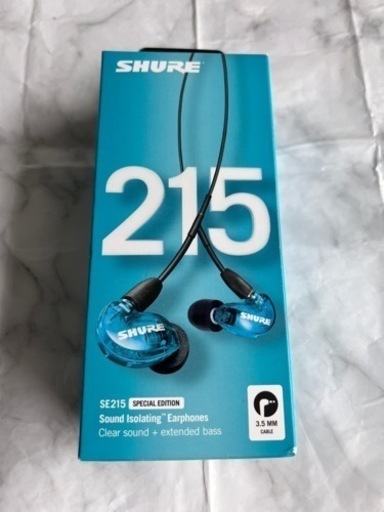 【未使用に近い】SHURE SE215SPE-A ゲーミングイヤホン