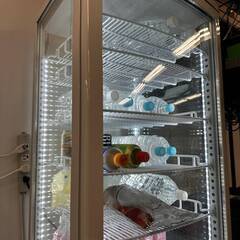 大型 4面ガラス冷蔵ショーケース 280L 前開き 8段(中棚7段)