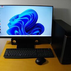 受付終了です。【美品】PC一式（24"IPS液晶＋K/B＋ﾏｳｽ...