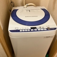 シャープ　洗濯機　パナソニック　冷蔵庫