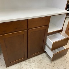 【愛品館 江戸川店】3枚扉キッチンボード ID:151-007660-005 