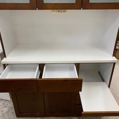 【愛品館 江戸川店】3枚扉キッチンボード ID:151-007660-005 