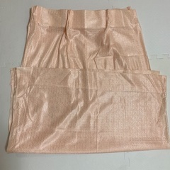 レースカーテン（ピンク系）2枚組100×103