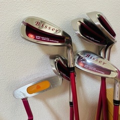 ピンクとハートが可愛いゴルフセット　レディース ワークスゴルフBisser 新品未使用