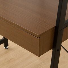 【新品半額】NITORI ニトリ　22年4月購入省スペースデスク　値段交渉承ります。　(RB001 93 MBR) 