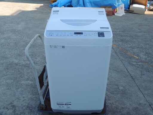 SHARP シャープ 全自動洗濯乾燥機 洗濯5.5kg/乾燥3.5kg ES-TX5E-S 2021年製