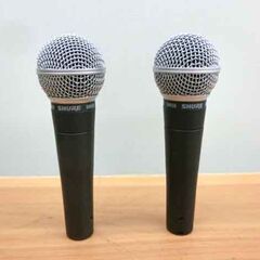 マイク Shure ダイナミック型 シュア SM58 2本セット ケース付き 