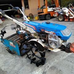芋掘り機付き耕運機！！セル付き実働！！ 耕運用ロータリー 