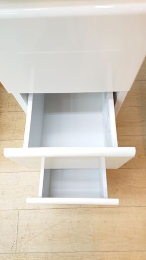 ニトリ NITORI フロンティア 鏡面仕上げ 隙間収納 幅30cm ランドリー  