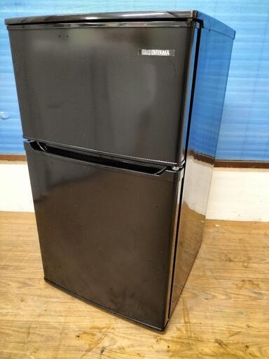 アイリスオーヤマ（IRIS OHYAMA）KRSD-98-B  2ドア冷凍冷蔵庫 142L 2021年製
