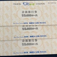 沖縄ツーリスト旅行券　63000円