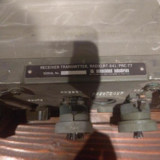 値下げしました❗米軍 無線機 PRC-77