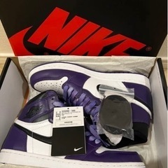断捨離】AIRJORDAN 1 レトロ HIGH OG コートパープル