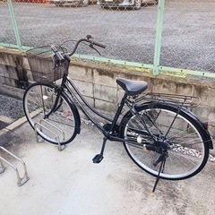 【無料自転車】ママチャリ 26インチ 100%組立 ブラック 黒...