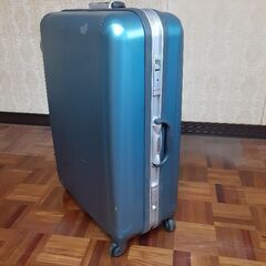 スーツケース(ブルー)汚れキズあり