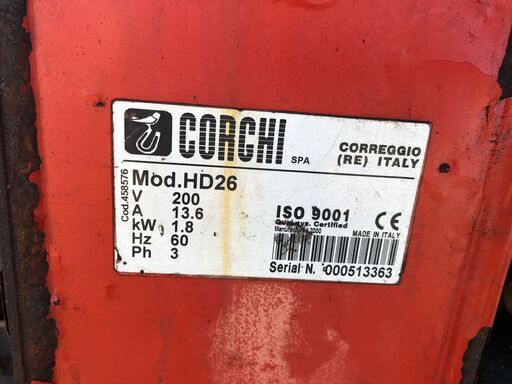 CORCHI　MOD-HD26タイヤチェンジャー
