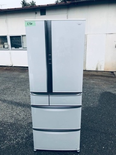 ①530番 ナショナルノンフロン冷凍冷蔵庫NR-F532T-H‼️ - キッチン家電