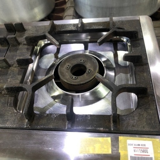 A-951 業務用 2口ガスコンロ 都市ガス