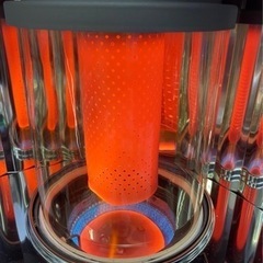 清掃整備済み　サンポット カベック FF式石油ストーブ FFR-554KL 14-23畳 ホワイト 