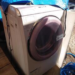 全自動乾燥機機能付きドラム式洗濯機(シャープ)