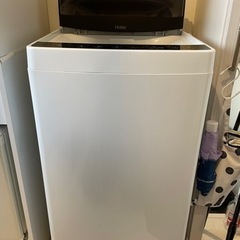 【ネット決済】洗濯機5.5kg(Haier):使用期間2年弱