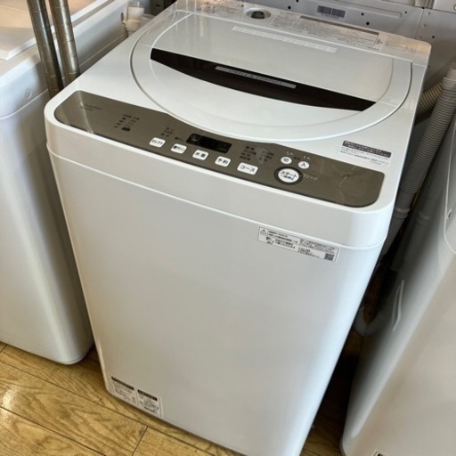 1/22値下げ致しました！⭐️人気⭐️2022年製 SHARP 6kg 洗濯機 ES-GE6D シャープ