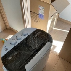 未使用　小型2層式洗濯機