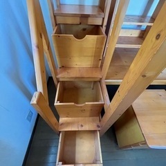 至急 ロフトベッド システムベッド 机 棚 システム デスク