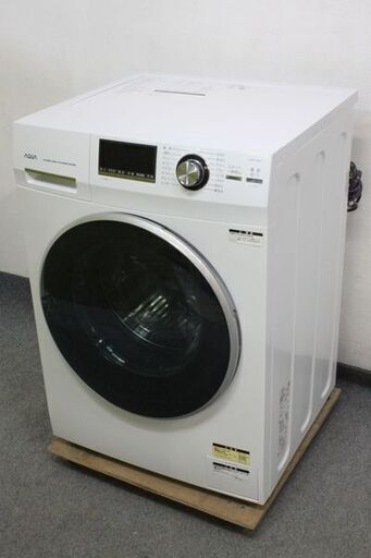 AQUA アクア Hot Water Washing AQW-FV800E ドラム式 全自動洗濯機 洗濯8kg 中古家電 店頭引取歓迎 R6621)