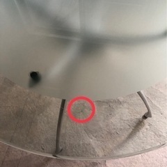 円形ガラステーブル　1台