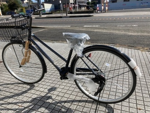 26インチ自転車】サイクルベースあさひ製 変速なし 大きめの前カゴ使用