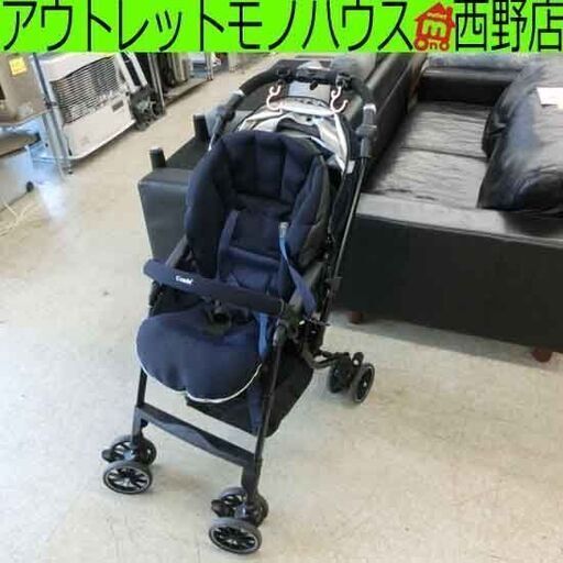 ベビーカー コンビ メチャカル オート4キャス compact lotta 3～36ヶ月 ネイビー 札幌 西野店