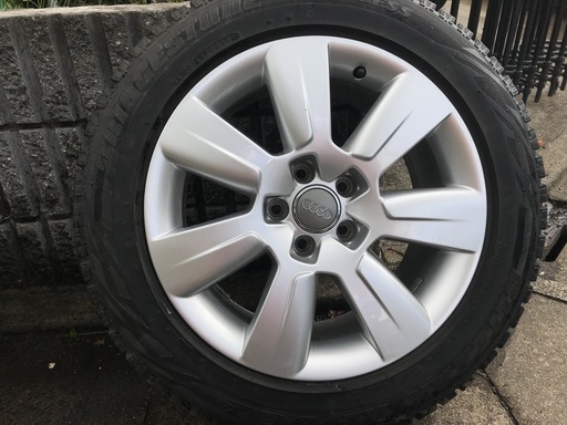 Audi純正ホイール A6オールロード4本中古　225/55/17 ET38　8J