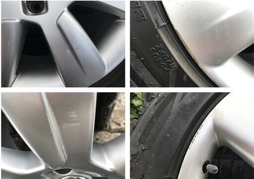 Audi純正ホイール A6オールロード4本中古　225/55/17 ET38　8J