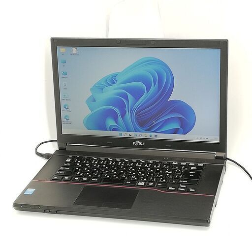 保証付 即使用可能 日本製 15.6型 ノートパソコン 富士通 FUJITSU A574/K 中古良品 第4世代 Core i3 8GB DVDマルチ Windows11 Office